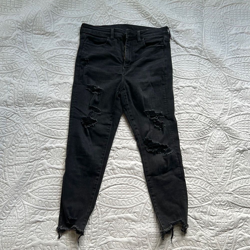 American Eagle Super High Rise Jegging Crop